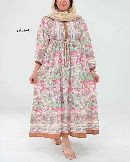 پیراهن بلند جانان کد 1794
