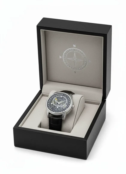 ساعت مچی مردانه کهکشانی صفحه چرخان