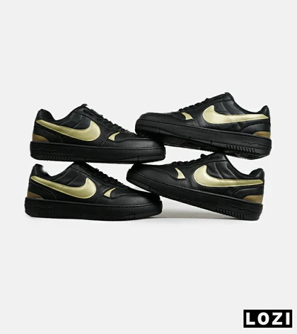 کفش کتانی بزرگ پا مشکی طلایی نایک Nike Gama Force Sail