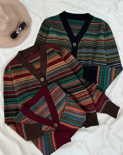 ژاکت بافت سنتی مدل 4 کد 5436