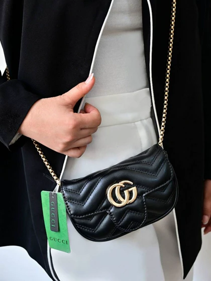 کیف دوشی زنانه بنو مدل گوچی کد BENO 4762