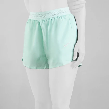 شلوارک کشاله دار ورزشی زنانه نایک مدل 047 سبز آدامسی