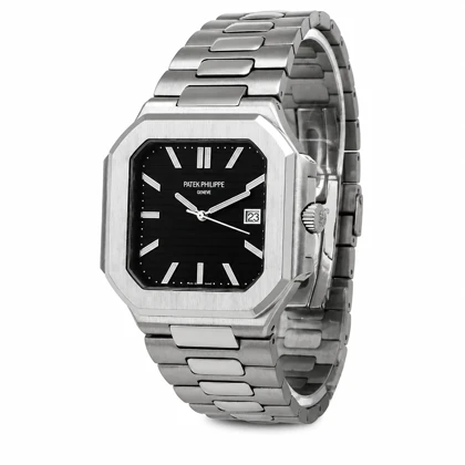 ساعت مردانه پتک فیلیپ مدل Cubitus Patek 6932-G استیل صفحه مشکی