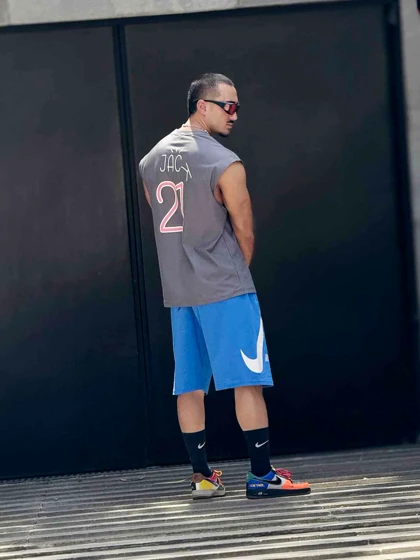 رکابی حلقه‌ای وست نایک طوسی Travis Scott