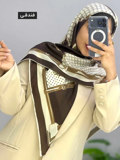 روسری حریر مورا کد 1020215