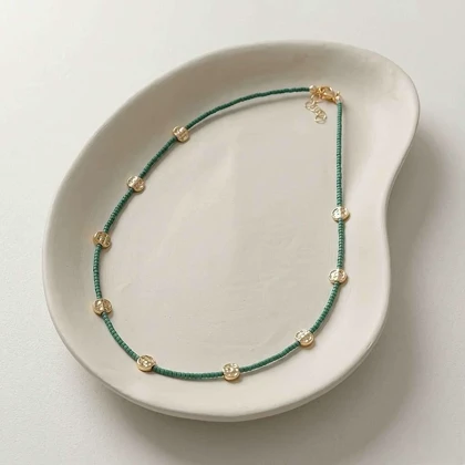 گردنبند منجوقی سبز کله‌غازی