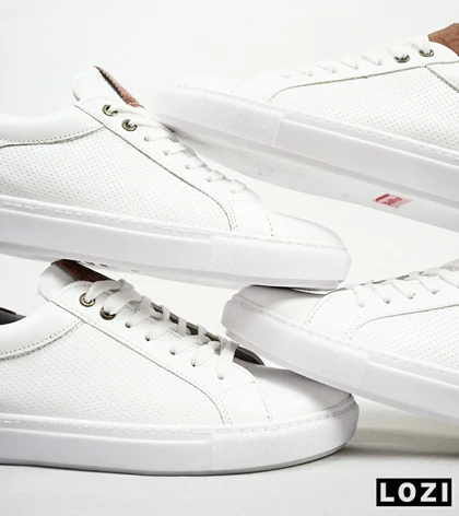 کفش اسنیکرزمردانه سفید PULL& BEAR