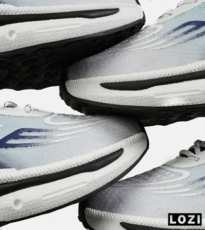 کفش کتانی سفید آبی Saucony Axon 3