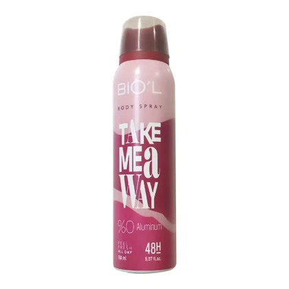 اسپری بدن بیول مدل خوشبو کننده TAKE ME AWAY