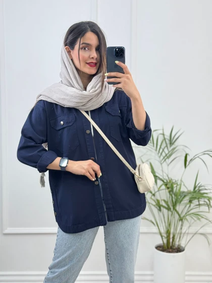 مانتو کتان نیکا