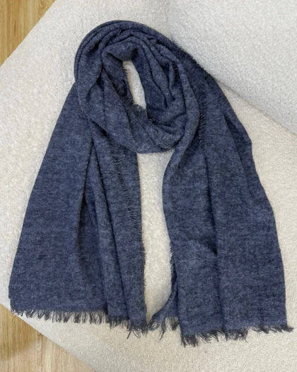 شال بافت پاییزه ساده