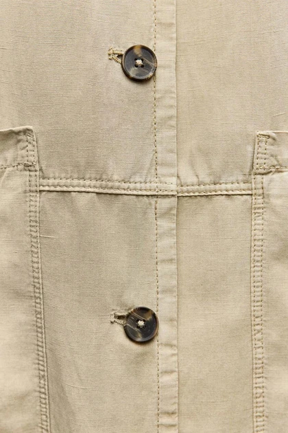 ترنچ کت کتان 238