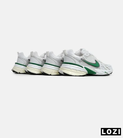 کفش کتانی مردانه و زنانه سفید سبز Nike cushlon