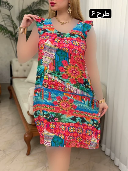 پیراهن نخی فرشته 3724