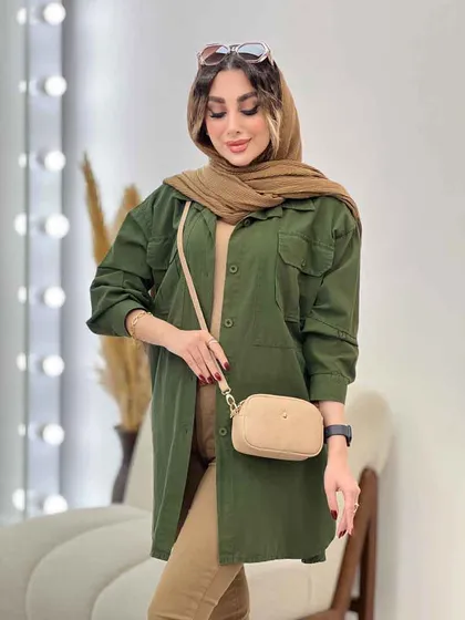 مانتو دو جیب پیله رکسانا