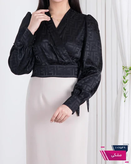 نیم‌تنه ساتن چپ و راستی DIANA_FENDI