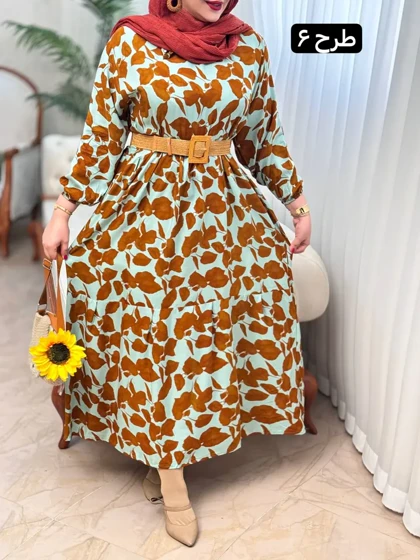 پیراهن نخی سارا 3125