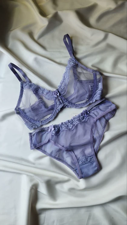 ست سوتین و شورت تمام تور زنانه BARONE کد: 2030