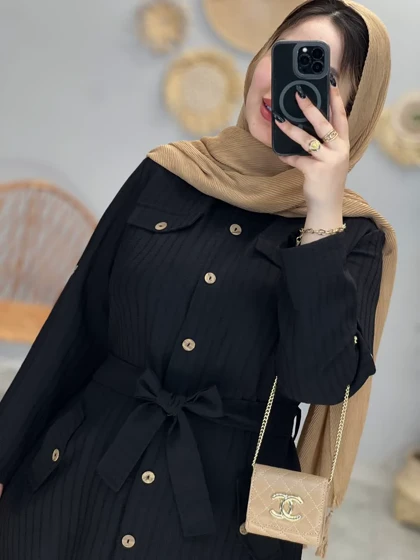 3169-مانتو مزونی ساغر ( ایراددار )