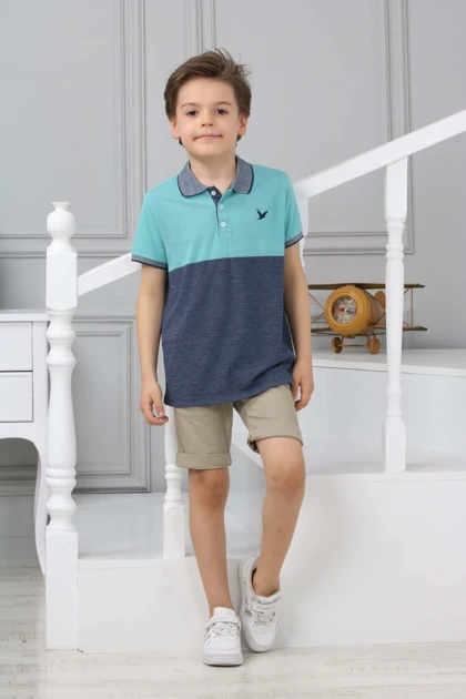 تیشرت یقه پولو بچگانه beebird beebird