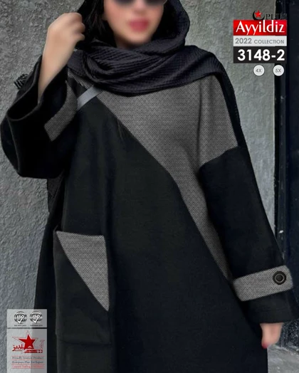 مانتو / پیراهن / کفتان زنانه سایز بزرگ 3148