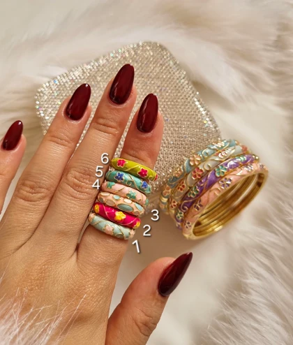 بنگل و انگشتر میناکاری M2