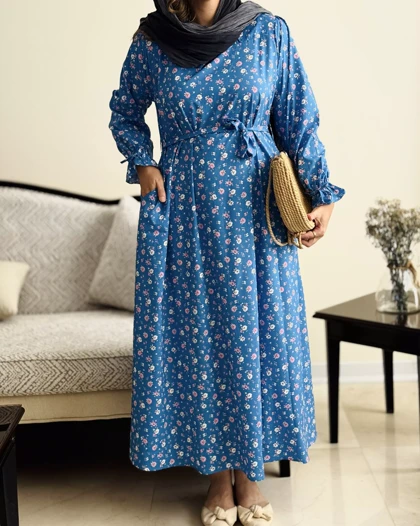 پیراهن ماکسی گلپری