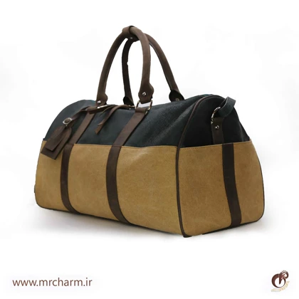 ساک مسافرتی چرم و برزنتmrch30057