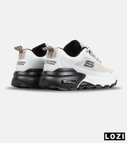 کفش کتانی طبی ورزشی کرم سفید SKECHERS max protect v.2 مدل 8082