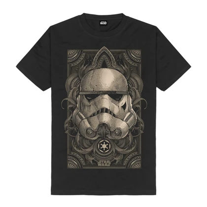 تیشرت لانگ دخترانه جنگ ستارگان | تیشرت لانگ دخترانه Star Wars طرح Stormtrooper کد 131925