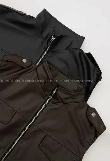 وست چرم آستر دارجیب نما کد1004934