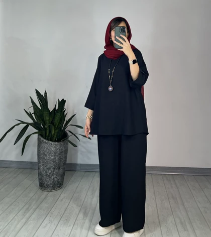 ست مانتو و شلوار پرستو