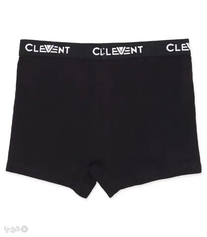 پک شورت مردانه پادار نخی کش از رو Clevent کلونت کد 2408 - بسته 3 عددی