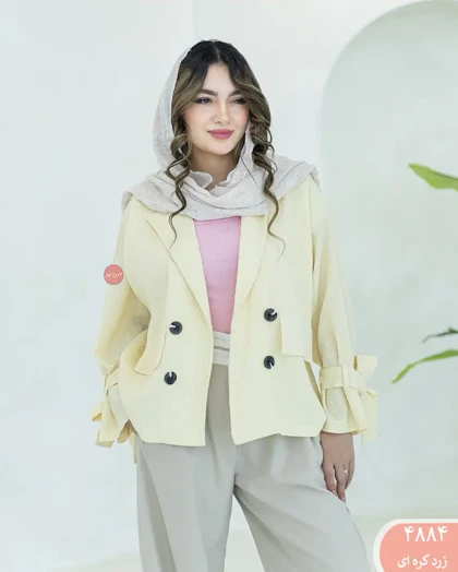 کت چهاردکمه السا 4884