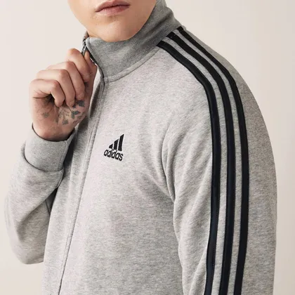 ست گرمکن آدیداس مردانه طوسی مشکی