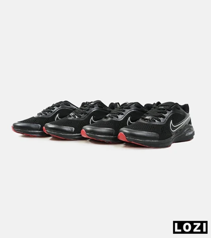 کفش کتانی مردانه و زنانه مشکی قرمز نایک NIKE PEGASUS V10