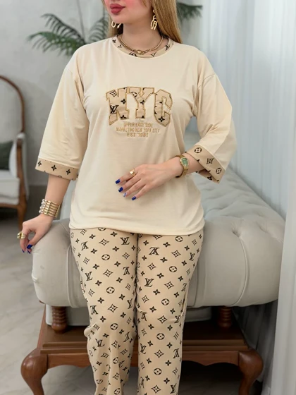 ست پنبه گلدوزی NY کد 3779