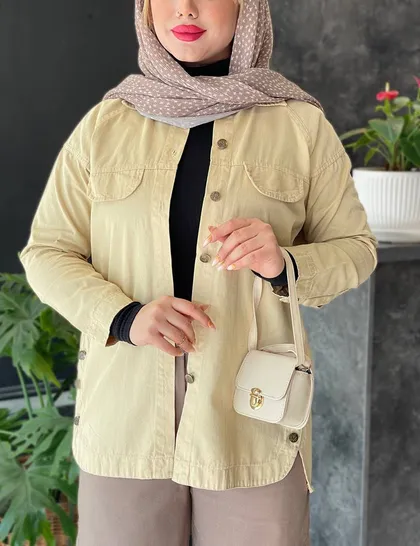 شومیز بغل دکمه مانلی کد : sh121211