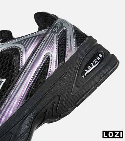 کفش کتانی مردانه و زنانه مشکی New Balance 509 مدل 7507