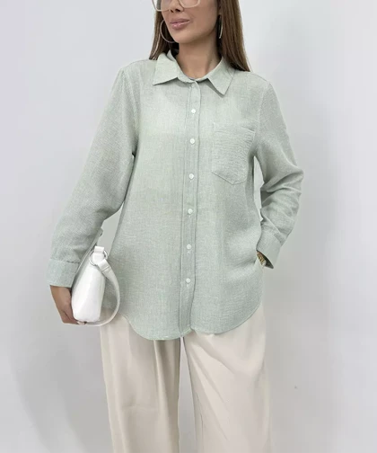 شومیز دکمه دار کد SV027 برند ردا