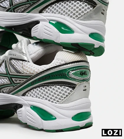 کفش کتانی مردانه سفید سبز ASICS GT-2160