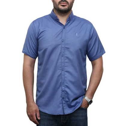 پیراهن آستین کوتاه ساده مردانه برند مد مدل 14111499