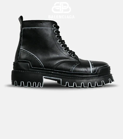 بوت مردانه مشکی BALENCIAGA Sketch مدل 6862