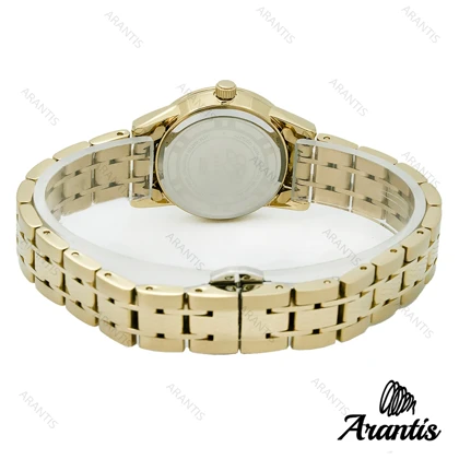 ساعت الکسا A0098 زنانه طلایی صفحه سفید w-10086