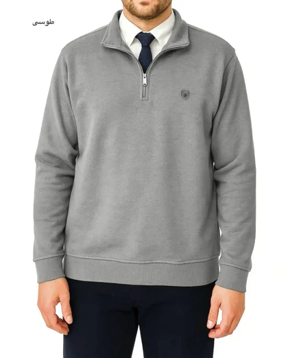 پلیور دورس مردانه جلو زیپ پیمان 2