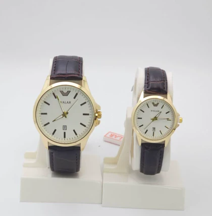 ساعت مچی ست مردانه و زنانه والار Walar با موتور کوارتز و تاریخ دار