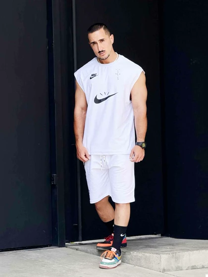 رکابی حلقه‌ای وست نایک سفید Travis Scott