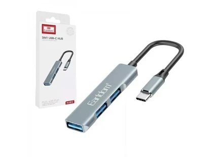 هاب تایپ سی 3 پورت ارلدام EARLDOM 3port HUB model HUB10