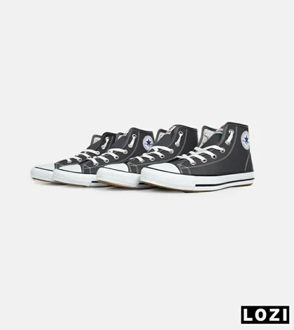 کفش کتانی ساق‌دار مردانه و زنانه طوسی All STAR مدل 7087