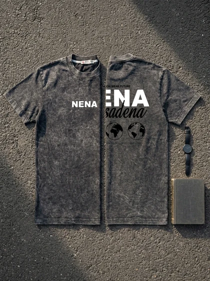 تیشرت لش سنگشور مدل NENA / رنگ ذغالی
